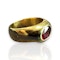 1.5ct Natural Ruby • 18k Yellow Gold • French Mark - image 3