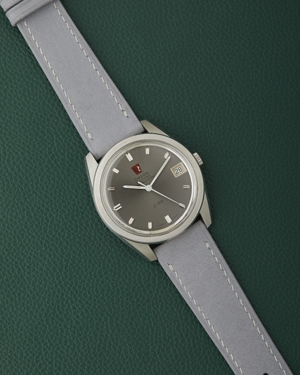 Omega f300 Ref. 198.001 Electronic Chronometer Grey Dial Vintage 1970 - image 2