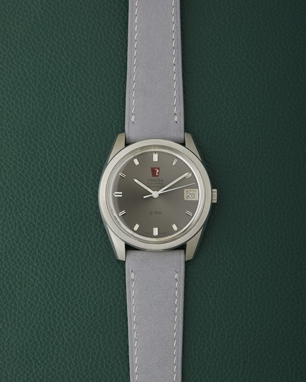 Omega f300 Ref. 198.001 Electronic Chronometer Grey Dial Vintage 1970 - image 1