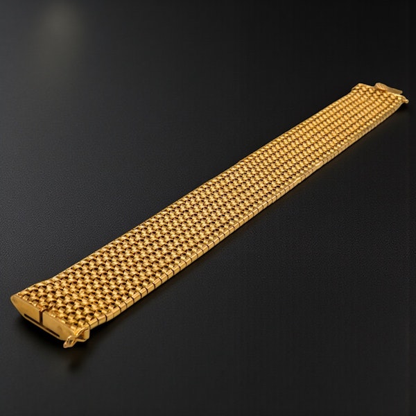 Lovely Vintage French 18ct Gold Bracelet at Deco&Vintage Ltd - image 4