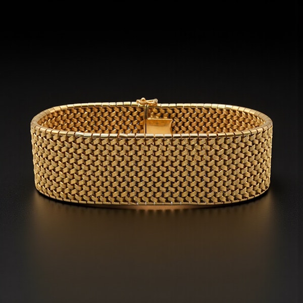 Lovely Vintage French 18ct Gold Bracelet at Deco&Vintage Ltd - image 2