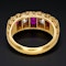 Lovely Burmese Ruby Diamond Ring at Deco&Vintage Ltd - image 5