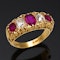 Lovely Burmese Ruby Diamond Ring at Deco&Vintage Ltd - image 4