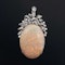 Large Opal Diamond Pendant/Brooch at Deco&Vintage Ltd - image 3