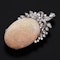 Large Opal Diamond Pendant/Brooch at Deco&Vintage Ltd - image 4
