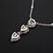 Lovely Graduated Diamond Heart pendant,Deco&Vintage,stand 324 - image 5