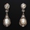 Lovely Victorian Natural Pearl And Diamond Earrings at Deco&Vintage Ltd - image 3