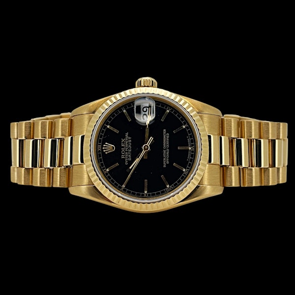 ROELX DATEJUST 31 PRESIDENT BRACELET 18KT YELLOW GOLD 68278 - image 4