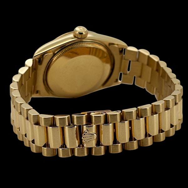 ROELX DATEJUST 31 PRESIDENT BRACELET 18KT YELLOW GOLD 68278 - image 5