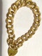 Antique 9 ct. gold chased curb bracelet - image 2