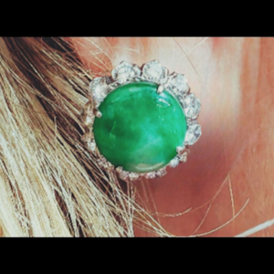 Vintage Jade Earrings
