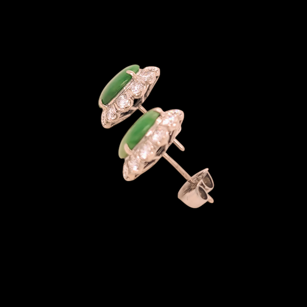 Vintage Jade Earrings - image 3