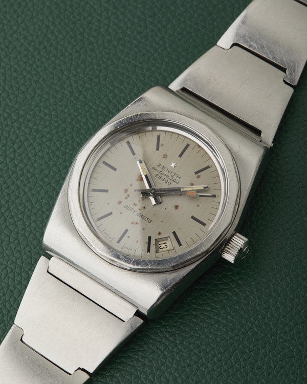 Zenith Defy Gauss Ref. A7686 Vintage Silver Dial Lobster Bracelet - image 7