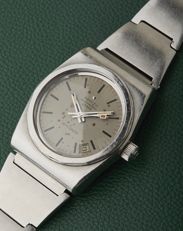Zenith Defy Gauss Ref. A7686 Vintage Silver Dial Lobster Bracelet - image 6