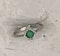 Art Deco emerald lozenge shape ring - image 4