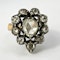 Antique Rose Cut Diamond Cluster Ring - Saddingtons Jewellery Stand 375 - image 1