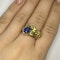 Figurative Art Nouveau Lapis Lazuli Ring - Saddingtons Jewellery Stand 375 - image 4
