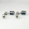 Sapphire and Diamond Drop Earrings - Saddingtons Jewellery Stand 375 - image 3