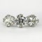 Antique 2.55ct Diamond 3 Stone Ring - Saddingtons Jewellery Stand 375 - image 1