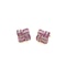 Ruby and Diamond Woven 18ct Gold Earrings Circa 1960s - image 1
