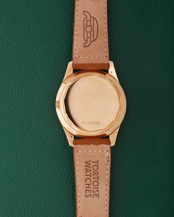 Zenith 18k Rose Gold Spillmann Case Cal.71 Automatic Vintage Watch - image 9