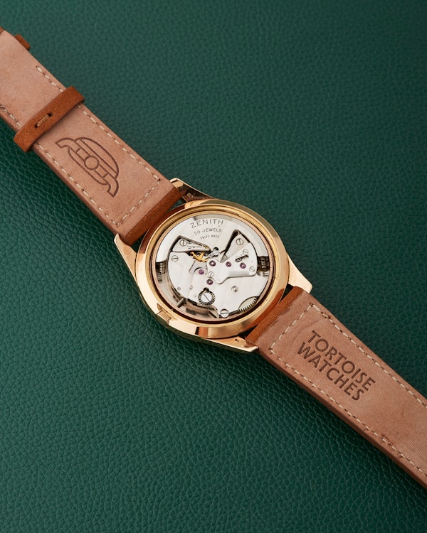 Zenith 18k Rose Gold Spillmann Case Cal.71 Automatic Vintage Watch - image 11