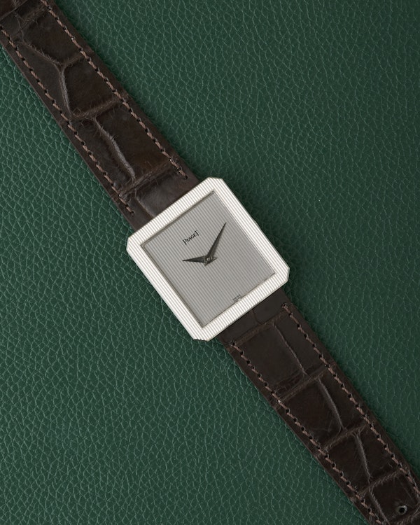 Piaget Protocole Ref.9154 White Gold 18K Vintage 18K Buckle & Box - image 2