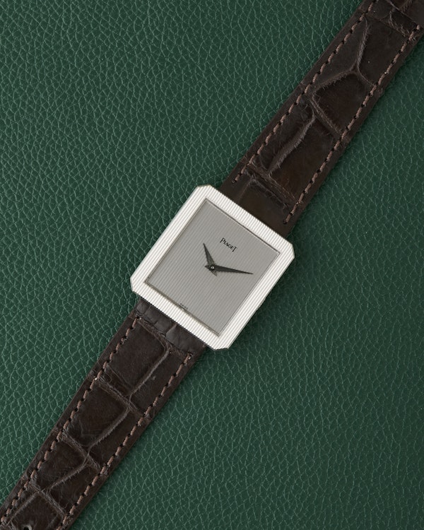 Piaget Protocole Ref.9154 White Gold 18K Vintage 18K Buckle & Box - image 3