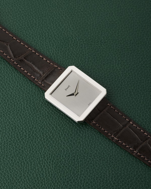 Piaget Protocole Ref.9154 White Gold 18K Vintage 18K Buckle & Box - image 6