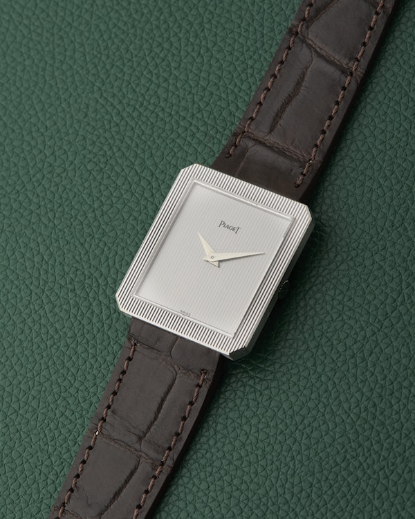 Piaget Protocole Ref.9154 White Gold 18K Vintage 18K Buckle & Box - image 7