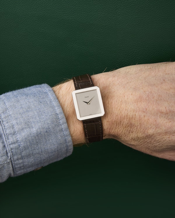 Piaget Protocole Ref.9154 White Gold 18K Vintage 18K Buckle & Box - image 17