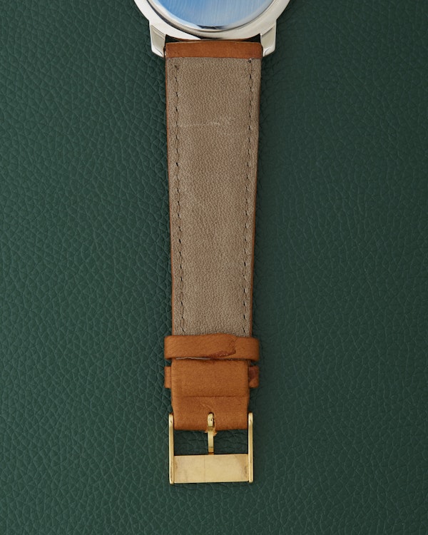 Zenith NOS Ref. 19.0130.387 Vintage Two Toned Black Dial Watch - image 14