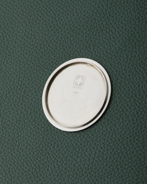 Zenith NOS Ref. 19.0130.387 Vintage Two Toned Black Dial Watch - image 16