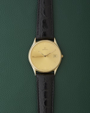 Zenith NOS Ref. 27.2190.226 Gold Plated Signed Strap & Buckle