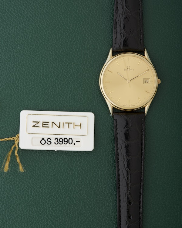 Zenith NOS Ref. 27.2190.226 Gold Plated Signed Strap & Buckle - image 13