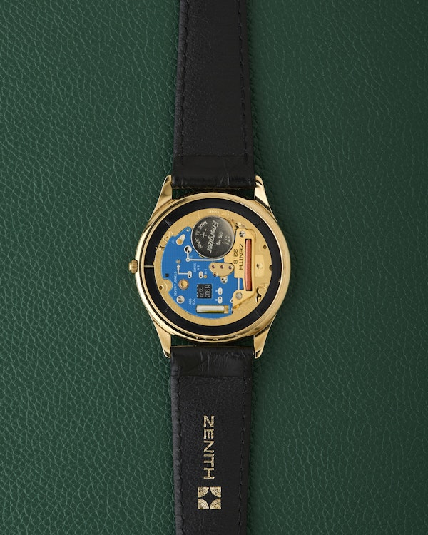 Zenith NOS Ref. 27.2190.226 Gold Plated Signed Strap & Buckle - image 11