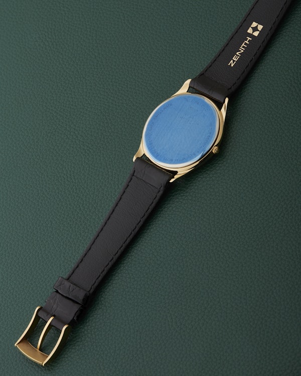 Zenith NOS Ref. 27.2190.226 Gold Plated Signed Strap & Buckle - image 10