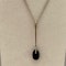 Georg Jensen Onyx Silver Pendant, SHAPIRO & Co since1979 - image 1