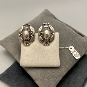 Georg Jensen Silver Earrings, SHAPIRO & Co since1979