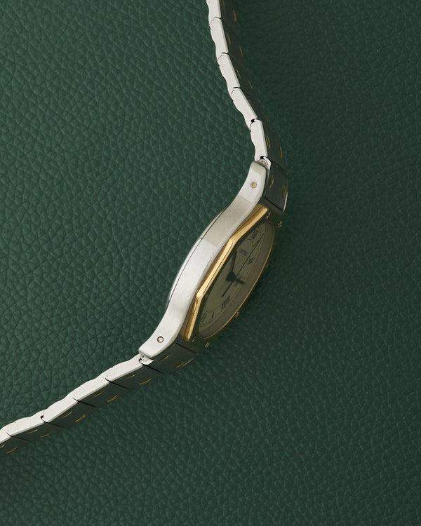 Cartier Santos Octagon Ref.187902 Two Toned 18k Yellow Gold Octagonal Bezel - image 4