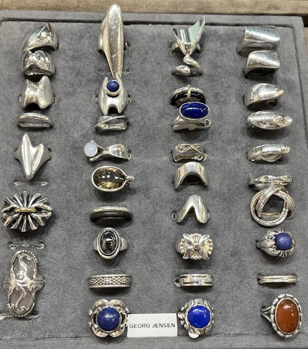 Georg Jensen Sterling Silver Rings. Mark Constable Unit 301 - image 1