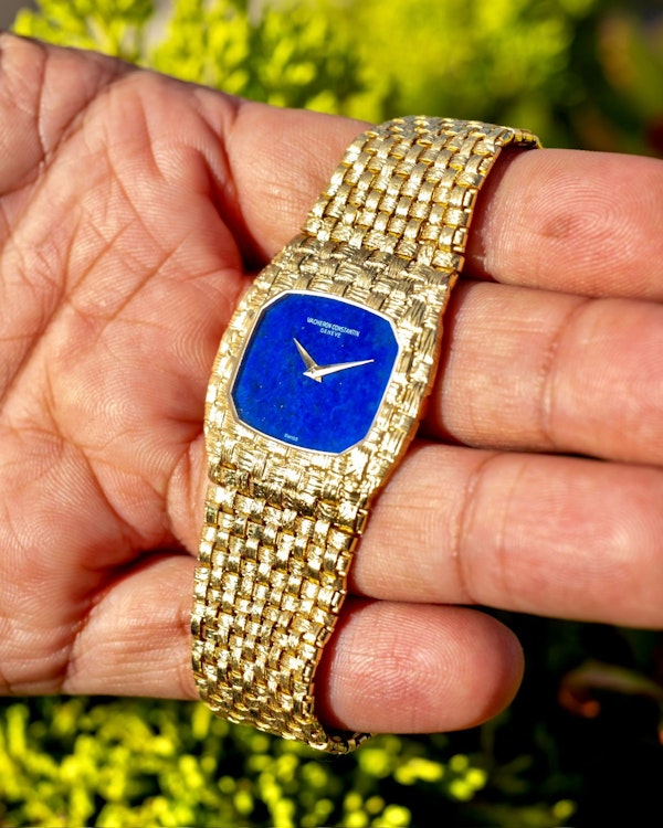 1973 Vacheron Constantin Lapis Lazuli Mesh Doll 2079 - image 2