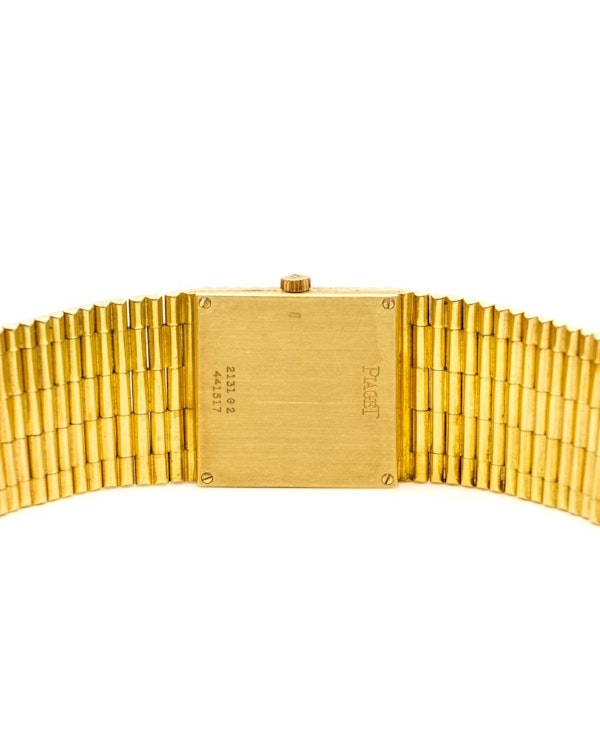 1980 Piaget Traditional ‘Bamboo’ 2131 Onyx & Pave Diamond - image 7