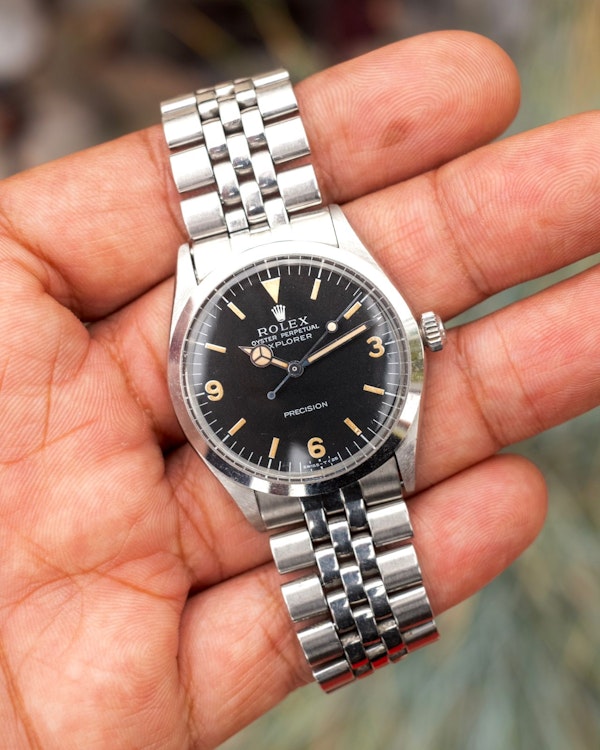 1971 Rolex Explorer 5500 Pumpkin Patina Matt Dial - image 1