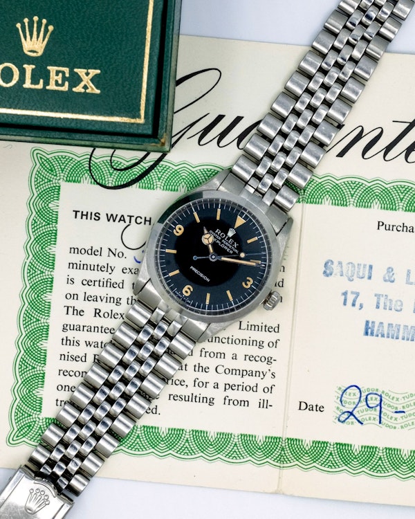 1971 Rolex Explorer 5500 Pumpkin Patina Matt Dial - image 10