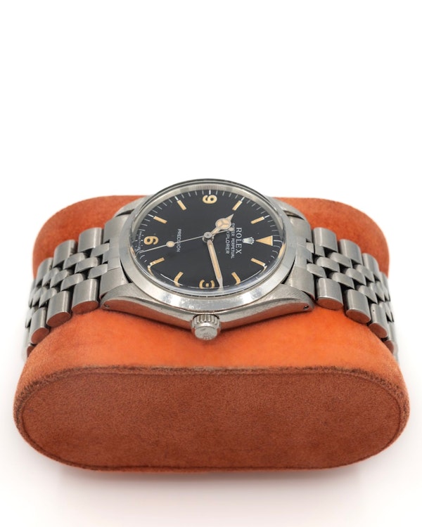 1968 Rolex Datejust 1601 Matt Black ‘Confetti’ Dial Pie-Pan - image 6