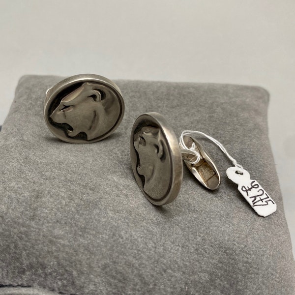 Georg Jensen Silver Cuff-links, SHAPIRO & Co since1979 - image 1