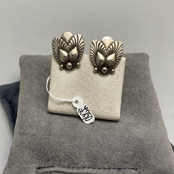 Georg Jensen Silver Earrings, SHAPIRO & Co since1979 - image 1