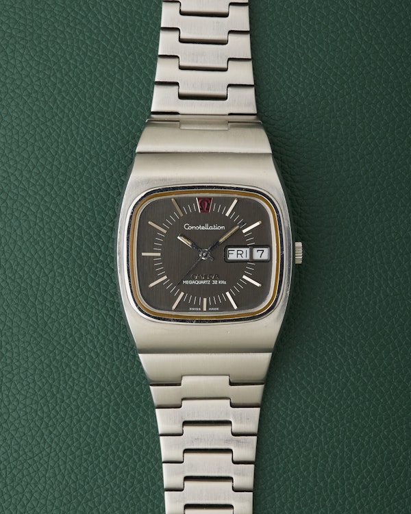 Omega Constellation Ref. 196.0016 Day-Date Slate Grey Dial Megaquartz 32 KHz - image 1