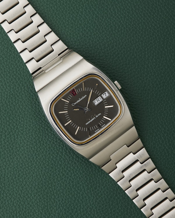 Omega Constellation Ref. 196.0016 Day-Date Slate Grey Dial Megaquartz 32 KHz - image 2